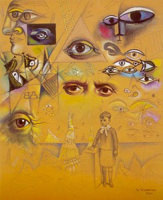 Los Ojos de Picasso. Óleo sobre lienzo, 81 x 100 cm. 2001